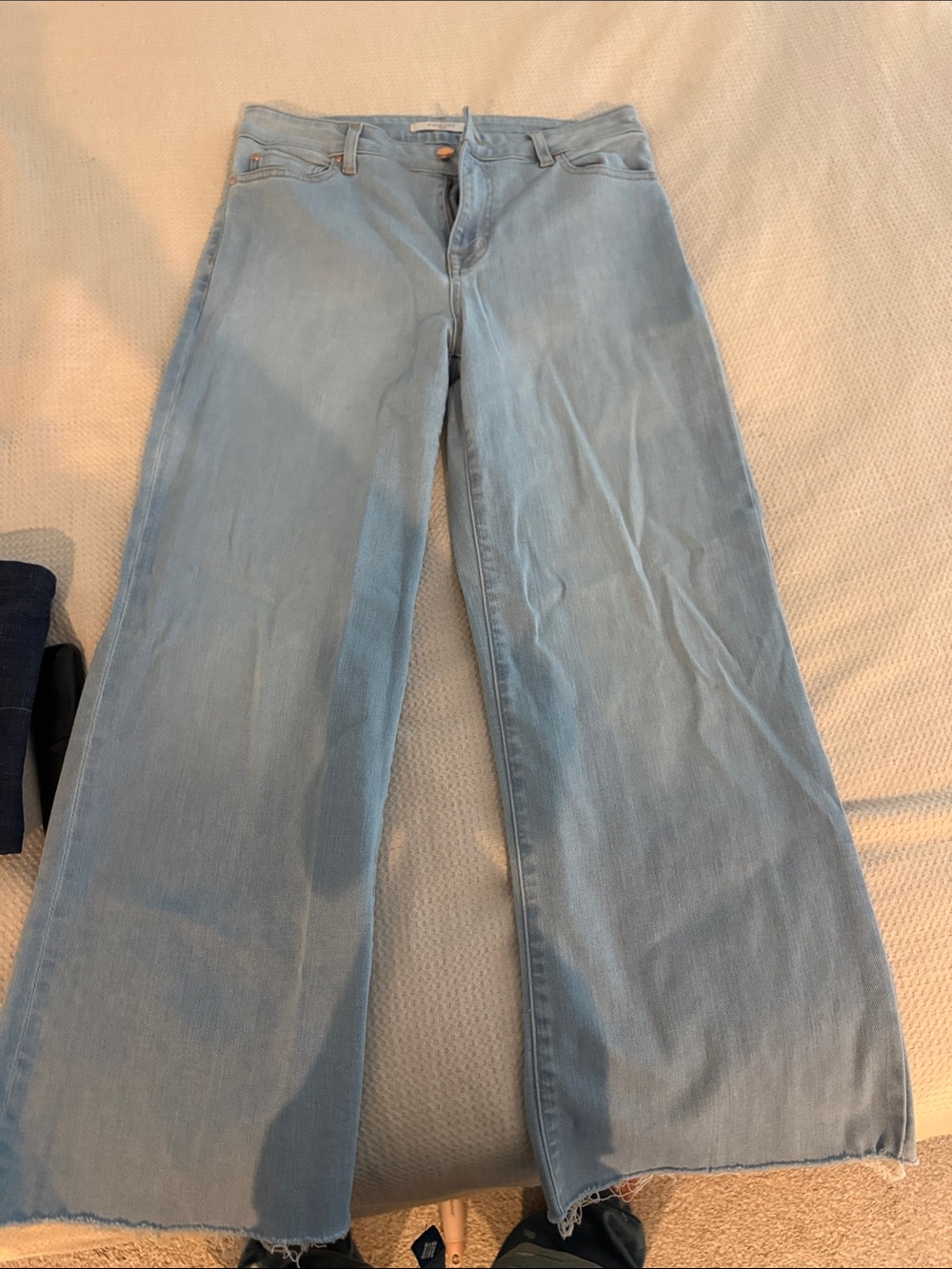 Fidelity Light Blue Wide-Leg Jeans
